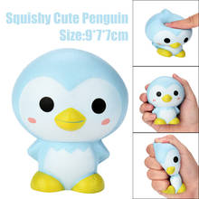 9cm Cute Penguin Cartoon Scented Squishy Charm Slow Rising Squeeze Toys Gift Collection Stress Reliever Decor Squishy Toy 2024 - buy cheap