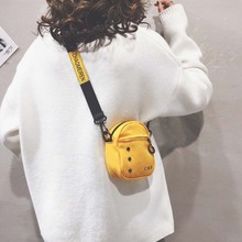 Canvas Mini Student Women's Bag New 2022 Casual Small bag Girl Personality Letter Printing Handbag Shoulder Messenger Bag 2024 - buy cheap