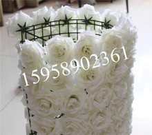 SPR EMS Free High  quality 10pcs/lot wedding flower wall backdrop Artificial silk rose flower home market decoration 2024 - buy cheap