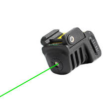 Прямая поставка, лазерный регулируемый самооборонный тактический мини-рельсовый пистолет с зеленым лазерным прицелом, перезаряжаемый лазерный прицел 2024 - купить недорого