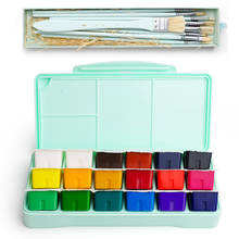 Miya himi 18 cores conjunto de pintura gouache 30ml caso portátil com paleta para artistas estudantes iniciantes não-tóxico 2024 - compre barato