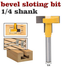 Entalhe e fresa para entalhe em t 1 peça, alta qualidade, haste de 1/4 "para cortar cinzel em madeira 2024 - compre barato