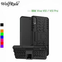 Vivo V11 Case Cover Dual Layer Armor Silicone Back Case For BBK Vivo V11 Phone Holder Stand Shells Vivo V11 / V11 Pro Capa 6.41" 2024 - buy cheap