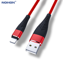 NOHON USB Cable For Apple iPhone X Xs Max 8 7 6 s 6s Plus 5 SE iPad Mini 2A Charger Data Sync Charge Wire Cord 20cm 100cm 2M 3M 2024 - buy cheap