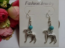 Fashion Jewelry Greyhound Dog 10Pair Vintage Stone beads Charm Pendants Drape Earrings DIY For Women Jewelry Z280 2024 - buy cheap