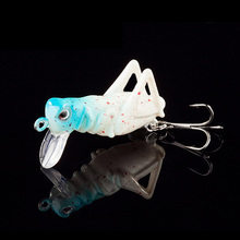 1pcs 4.5cm 3g Grasshopper insect Fishing Lures Fly Fishing Wobbler Lure hard bait Lifelike Bass Jerkbaits Swimbait Pesca 2024 - buy cheap