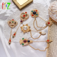 F.J4Z-broches antiguos a la moda para mujer, Gema de resina, Perla de imitación, alfileres Nova, joyería para disfraz 2024 - compra barato