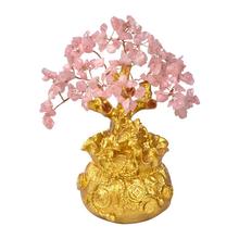 Feng Shui Tree Bring Wealth Luck Gift Craft Ornament 4 Colors Crystal Money Tree Bonsai Style Wealth Luck Decorative A30A 2024 - buy cheap