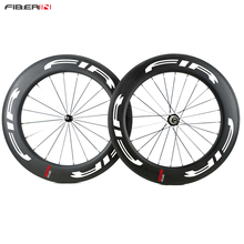 Darktec-rodas de carbono 700c 25mm de largura, 88mm, pneu clincher, conjunto de rodas para bicicleta de estrada com trava powerway r13 2024 - compre barato