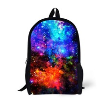Mochila con estampado del universo de Star espacial para niños, mochilas escolares para adolescentes, mochilas para portátil 2024 - compra barato