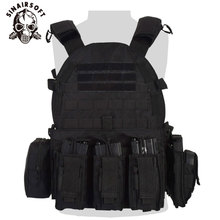 SINAIRSOFT Tactical Vest Airsoft Outdoor Hunting Assault CS Military Army Molle dump Combat Magazine Pouch Body Vest LY1807 2024 - buy cheap