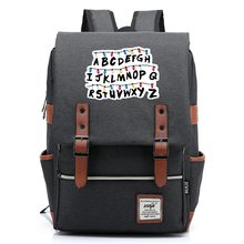 Stranger Things Eleven Friends Don't Lie Boy Girl Student School bag Teenagers Schoolbags Canvas Women Bagpack Men Belt Backpack 2024 - buy cheap