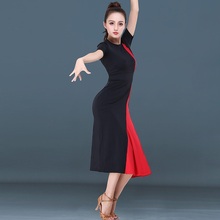 Vestido de baile latino para mujer, vestido de tango para danza, rumba, salsa, traje de baile latino, traje de samba DD1451 2024 - compra barato