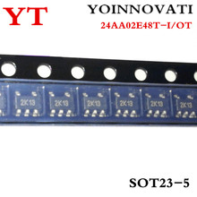 Frete grátis 10 pçs/lote 24AA02E48T-I/OT 24AA02E48T 2 2KBIT 400 KHZ SOT23-5 IC melhor qualidade. 2024 - compre barato