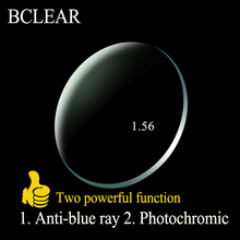 BCLEAR 1.56 Index Aspheric Anti-blue Ray Lenses Transitions Photochromic Lenses Single Vision Lens Summer Chameleon Gray Myopia 2024 - buy cheap