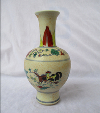 Vaso de porcelana the chenghua para decoração caseira, alta qualidade, antiguidade, dinasmo ming, pintura clássica de galinha, vasos de cerâmica 2024 - compre barato