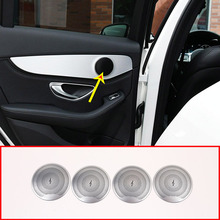 Stainless steel  Car Audio Speaker Door Loudspeaker Trim Sticker For Mercedes Benz GLC 2016 E class benz W213 C class W205 2024 - buy cheap