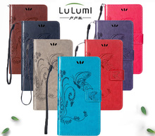 Luxury Butterfly print flowers Case for ZTE Blade GF3 PU Leather Flip Cover Magnetic Fashion Cases Strap 2024 - buy cheap