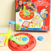 Интересная игра бинго с вращающимся диском, многопользовательская Интерактивная настольная игра, Детская забавная Семейная Игра, обучающая игрушка 2024 - купить недорого