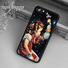 maifengge Airship Astronaut Stars Case For iPhone 5 6 6s 7 8 plus X XR XS max 11 12 13 Pro Samsung Galaxy S7edge S8 S9 S10 2024 - buy cheap