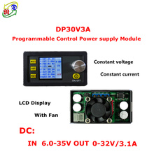 RD DP30V3A постоянное напряжение и ток понижающий Программируемый Модуль питания понижающий преобразователь напряжения ЖК-дисплей Вольтметр 2024 - купить недорого