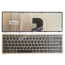 New US laptop keyboard for Lenovo Ideapad Z500 Z500A Z500 Z500G P500 US keyboard with silver frame No backlight 2024 - buy cheap