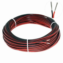 18 AWG Electrical Wire 25 m  2 pin Extension Cable Wire 12v DC Wire  for Single LED Strip Light 3528 5050 2024 - buy cheap