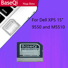 BaseQi Ninja Drive Aluminum 256GB SD Card For Dell XPS 15"9550 /M5510 2024 - buy cheap