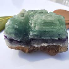 150-350g Natural Multicolor Fluorite Raw Gemstone Quartz Crystal Original Stone Healing Treatment for Handicraft home Decorating 2024 - buy cheap