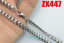 5mm rounded corners Curb Cuban chain stainless steel necklace fashion men's women jewelry chains 20pcs ZX447 2024 - buy cheap