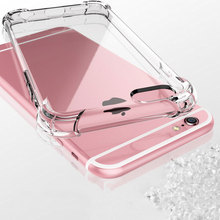 Funda Transparent Shockproof Silicone Case For iPhone 11 12 Pro X XS Max XR 6 S 7 8 SE 2020 Plus Mini Case Clear TPU Cover Coque 2024 - buy cheap