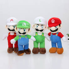 10'' Super Mario High Quality Super Mario Soft Plush MARIO LUIGI MARIO BROS PLUSH DOLL retail 2024 - buy cheap