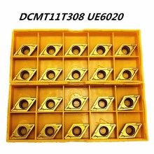 10PCS Lathe tool DCMT11T308 DCMT32.52 UE6020 outer metal turning tool carbide milling tool DCMT11T308 CNC product lathe tool 2024 - buy cheap
