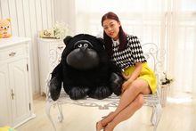 Orangutanes de juguete de peluche grande, negro, creativo, grande, muñeco de orangután, 70cm 2024 - compra barato