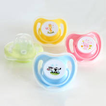 1PC Baby Animals Printing Pacifiers Safe Food Grade Silicone Cute Baby Round And Flat Nipples Pacifiers 2024 - buy cheap