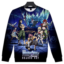Fairy Tail Japanese Anime Capless 3d  hoodies Sweatshirts men/women Spring/Autumn Harajuku  hit hop sweat homme Clothes 2024 - buy cheap