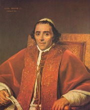 100% handmade Oil Painting Reproduction on Linen Canvas,portrait-of-pope-pius-vii-1805 By Jacques-Louis David 2024 - buy cheap