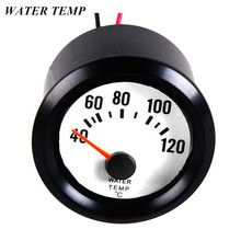 EE. Uu.-indicador de temperatura de agua para coche, indicador de temperatura de coche, pantalla blanca, Led azul, medidor de temperatura, diales, 2 ", 52mm 2024 - compra barato