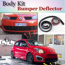 Bumper Lip Deflector Lips For Renault Twingo Front Spoiler Skirt For TopGear Friends to Car Tuning / Body Kit / Strip 2024 - buy cheap