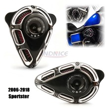 Filtro de ar para harley sportster 883 e xl883l, filtros de ar esportivos com corte de borda giratório 2024 - compre barato