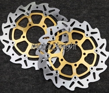 Rotores de disco de freno para motocicleta, para Kawasaki Ninja ZX6R 04-07 Ninja ZX12R Z1000 Z750 2004 2005 2006 2007 2024 - compra barato
