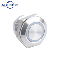 12mm Short Type Momentary Button Ring Led Illuminated Light Small Latching Push Button Switch Terminal Waterproof Brass Button 2024 - buy cheap