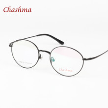 Chashma New Titanium Round Eyeglasses Optical Vintage Spectacle Frames Retro Prescription Eyewear 2024 - buy cheap