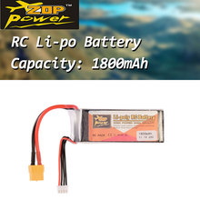ZOP Power 11.1V 1800mAh 65C 3S Lipo Battery XT60 Plug Replacement battery For RC Racing Drone Helicopter Multicopter Car Model 2024 - buy cheap