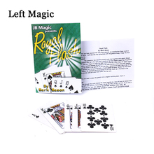 Royal Flash de Mark Mason y JB ( 5 cartas), trucos de magia, cartas Piaying, póker, primer plano, accesorio de escenario, mago de ilusión 2024 - compra barato