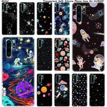 Hot Moon astronaut puppy Soft Silicone Phone Case for Huawei P30 P20 Pro P10 P9 P8 Lite 2017 P Smart Z Plus 2019 NOVA 3 3i Cover 2024 - buy cheap