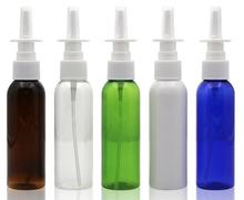 2pcs/lot 50ml/60ml Empty Plastic Nasal Spray Bottles Pump Sprayer Mist Nose Spray Refillable Bottle For Medical Packaging 2024 - buy cheap