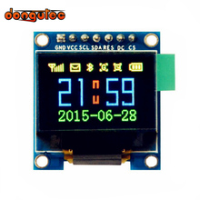 Dongutec 0,95 дюйма SPI полноцветный OLED дисплей, DIY модуль 96x64 LCD для Arduino SSD1351 Драйвер IC 2024 - купить недорого