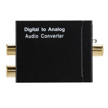 Transmisor de audio Digital, adaptador de Audio óptico SPDIF Coaxial a estéreo L/R RCA, salida de Jack de 3,5mm para HDTV DVD 2024 - compra barato