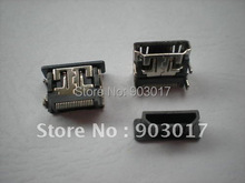 HDMI Female Jack 19pin Connector 180 Degree 80 pcs per lot hot sale 2024 - buy cheap